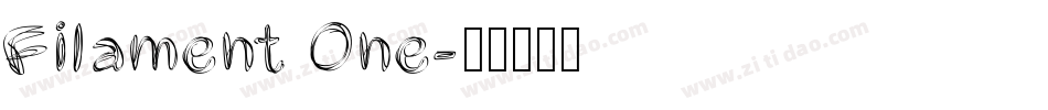 Filament One字体转换